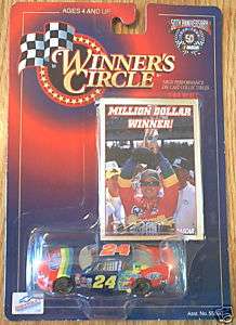 JEFF GORDON NASCAR MILLION DOLLAR WINNER 164 SCALE CAR  