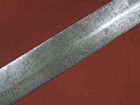 Antique Chinese China 19 Century Sword Long Fighting Knife  