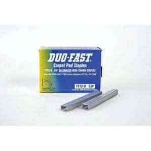 Duo Fast 7512 D 3/8 In. Galvanized Carpet Pad Staples (5,000 Pack 