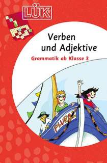 LÜK Verben, Adjektive, Deutsch Grammatik 3.Klasse   Zeitstufen üben 
