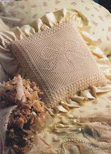 Crochet Pattern ~ WEDDING BELLS PILLOW TOPPER ~  