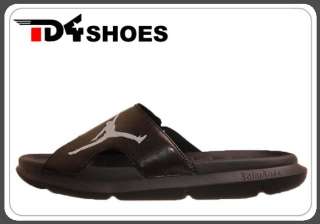 Nike Jordan RCVR Slide Black Silver 2012 New Mens Sandals Slippers 