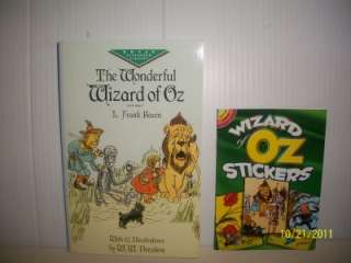   WIZARD OF OZ, DOVER FUN KIT, PAPER DOLLS, COLORING, STICKERS, OZ