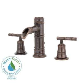 Pegasus Bamboo 8 in. 2 Handle Lavatory Faucet in Heritage Bronze 67125 