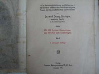 Die Aerztin im Hause von Dr. med. Jenny Springer von 1914 in Nordrhein 