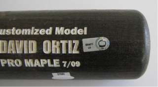   David Ortiz 2009 Game Used Bat in Shadow Box Steiner MLB Auth  