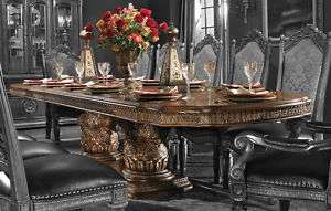 Chestnut 144” Rococo Dining Table  
