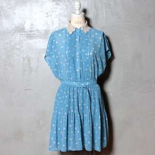 VIVI Japanese Lena wear Sindel Floral Prints Dress♥  
