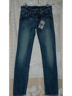 angel jeans 5 pocket skinny blue jean size 26  