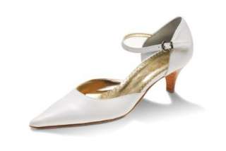 Evita Shoes Damen Pumps halboffen 09F543811030, Damen Pumps, weiß 