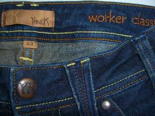YANUK Worker Classic Boot Stretch Womens Jean Size 23  