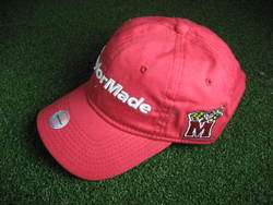 New TM Taylor Made NCAA University Of Maryland Golf Hat (U of M 