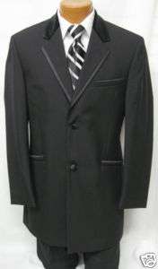 New Mens Andrew Fezza 2 Button Wool Tuxedo Jacket 38S  