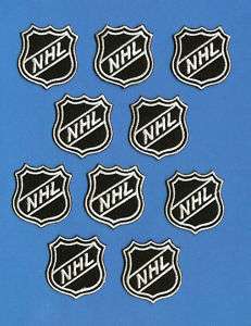 10 Lot New NHL Shield Logo Hockey Jersey Neck Patches  