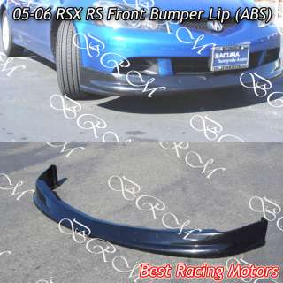 05 06 RSX DC5 RS Front Bumper Lip (ABS)  