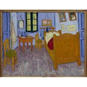 Leinwandbild auf Keilrahmen Vincent Van Gogh, Van Goghs Schlafzimmer 