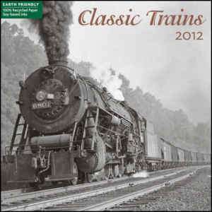 Classic Trains 2012 Mini Wall Calendar 1435127919  