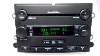 NEW 05 06 Ford MUSTANG 6 Disc CD Changer Player Aux  SHAKER Radio 
