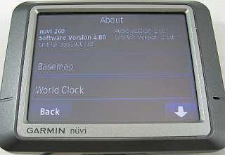 Garmin nuvi 260 Automotive GPS Receiver BOXED 753759076849  