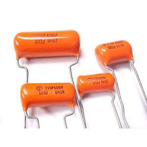 Sprague Orange Drop capacitor 715P 0.001uF 600V 3 / $2  