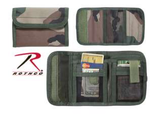 NEW MILITARY STYLE DELUXE TRI FOLD ID WALLET CAMO  