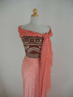 OSCAR DE LA RENTA Red Swirl Silk STRAPLESS LONG DRESS 4 Formal Gown w 