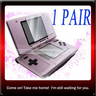 PAIR LCD SCREEN PROTECTOR SHIELD FOR NINTENDO DS NDS  
