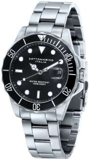 Men Silver Sapphire Crystal Watch Sottomarino SM50112 A  