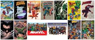 COMIC BOOK POSTER ~ MARVEL UNIVERSE HEROES COLLAGE  