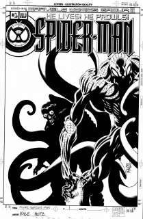 SPIDERMAN HE LIVES#1 cover Venom, Doc Octopus, HOTZ  