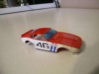 Slot Cars AFX Datsun 240Z # 46 Red White and Blue Body + other bodies 