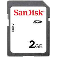 2GB Sandisk SD (Secure Digital) Card Sandisk (BXQ S) SDSDB 2048 or 