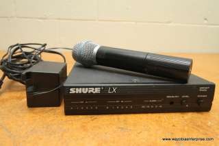 SHURE LX LX4 WIRELESS MICROPHONE SYSTEM  
