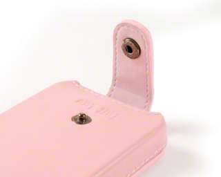 Tuff Grip superflach Leder Tasche Case für Apple iPhone 4 / 4G (rosa 