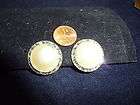 Vintage Clip On Earrings W.Germany Cameo  