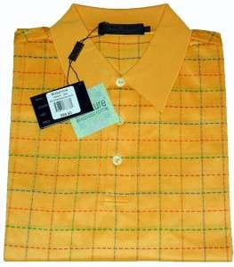   Uomo NWT L 100% Cotton Short Sleeve Mens Golf Polo Shirt Lively  