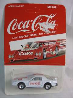VINTAGE 1980s COCA COLA COKE DIE CAST METAL HARTOY CAR  