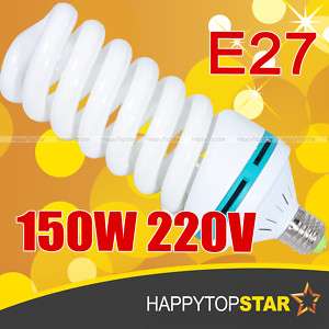 E27 5500K 220V 150W Daylight Lighting Lamp Bulb Studio  
