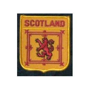 Wappenpatch Schottland Royal Aufnäher  Sport & Freizeit