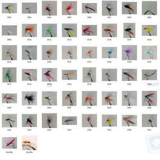 100 Mix Dry Fly Fishing Flies Hook Hooks Lure Tackle  