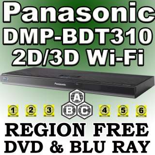   3D DMP BDT310 Multi Zone All Region Code Free DVD Blu Ray Player Wi Fi
