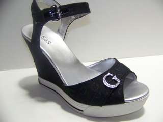 NEW IN BOX GUESS GFMYLA BLACK SIGNATURE SPORTY WITH G RHINESTONES 