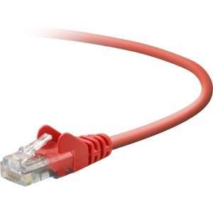  Belkin Cat. 5e Patch Cable. 7FT CAT5E RED SNAGLESS PATCH 