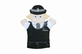 POLICEWOMAN FLAT HAND PUPPET EDUCATIONAL TOY NEW  