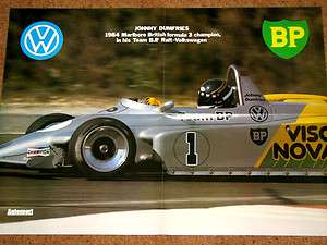 RALT RT3/84   Johnny Dumfries   1984 F3 CHAMPION POSTER  