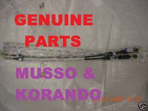 Ssangyong Daewoo Musso Korando gear change cables set  