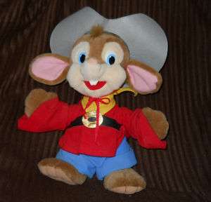 VINTAGE MOUSE FIEVEL GOES WEST SOFT TOY  