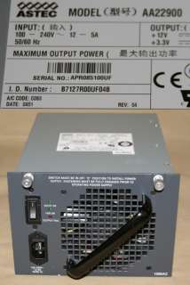 CISCO 4500 SERIES / ASTEC AA22900 1040W POWER SUPPLY  