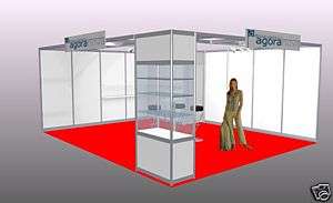 System Messestand 6mx5m   Gebraucht  Eckstand  