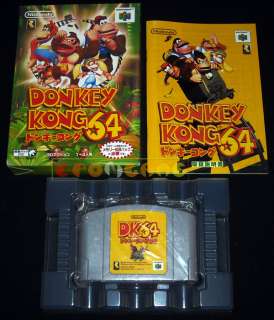   DONKEY KONG 64 Nintendo 64 N64 Vers. Jap ××××× COMPLETO